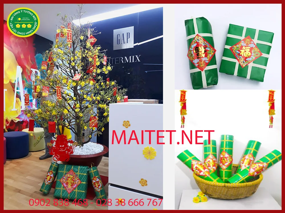 mai và các vật dụng trang trí